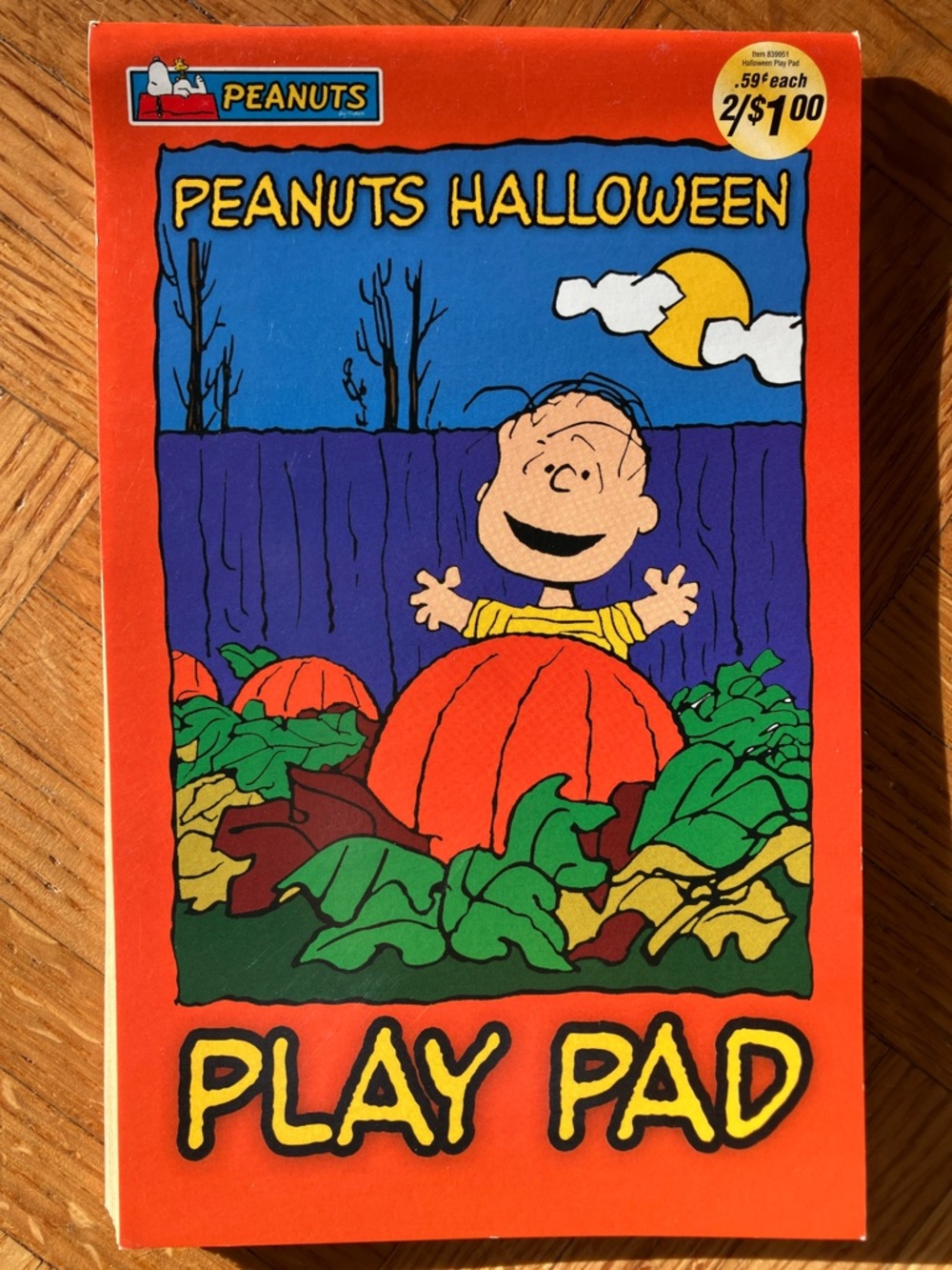 Peanuts Halloween Play Pad – 8" x 5" Activity Pad